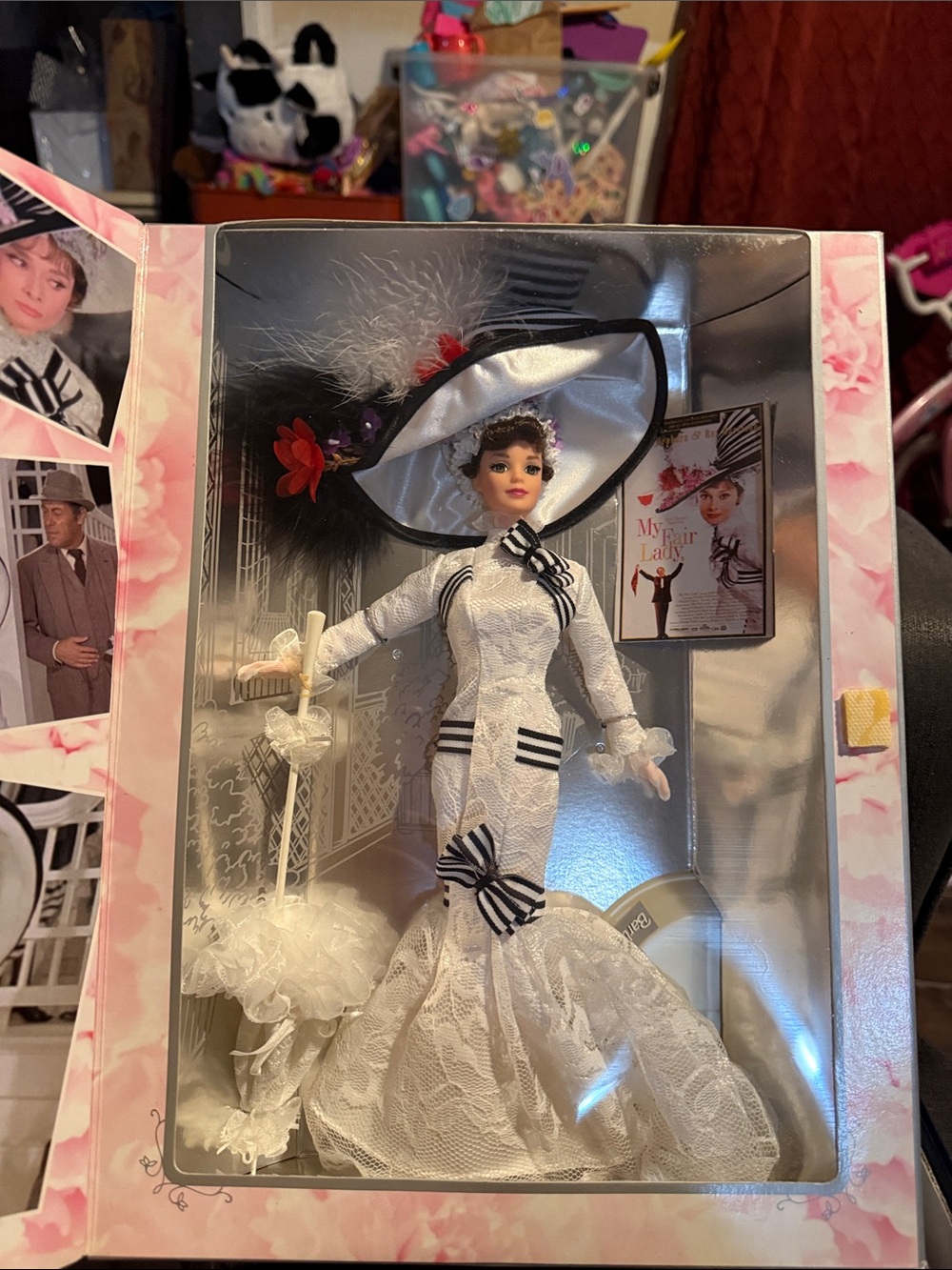 Barbie White Lace Fashion Doll with Black Accents